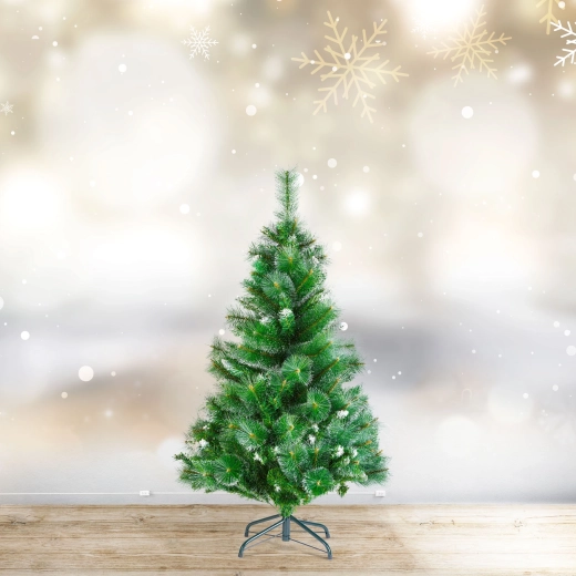 Sapin de Noël artificiel enneigé de 120 cm
