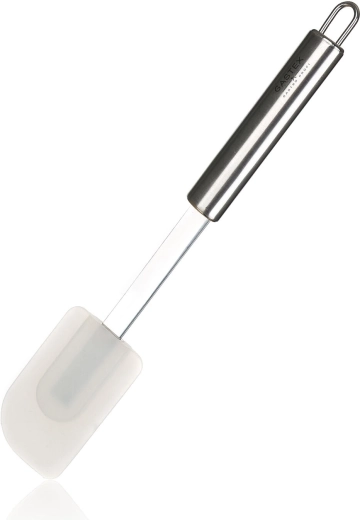 Spatule AZORA 24 × 5 cm en acier inoxydable avec silicone
