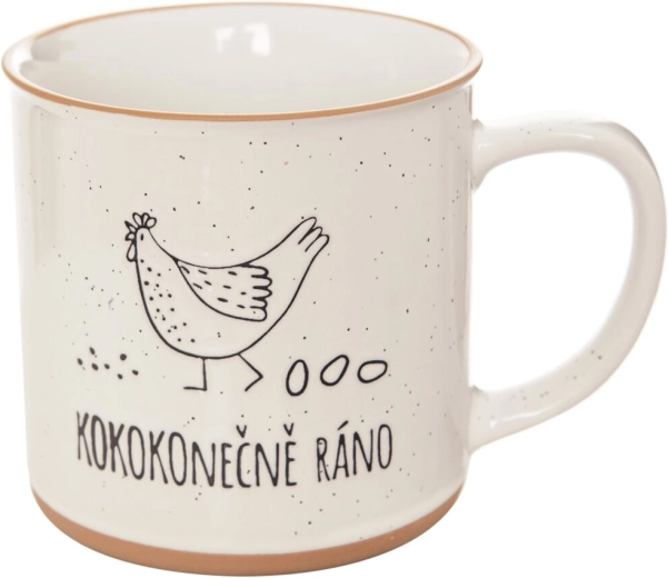 Mug en céramique « Ferme » avec motif poule 0,53 l