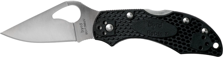 Byrd Robin 2 couteau de poche léger 6,4 cm, noir, FRN