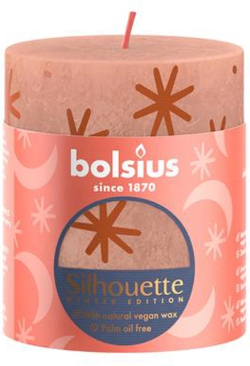 Bougie rustique caramel crémeux 80 × 68 mm