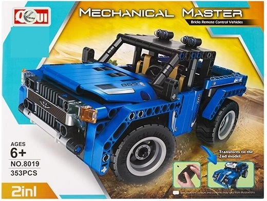 Jeu de construction voiture RC 2 en 1 - 1 pièce