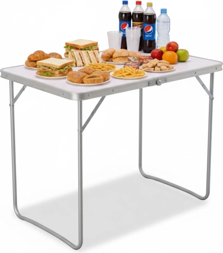 Table de camping pliante 80 × 60 × 70 cm