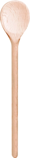 Cuillère en bois ovale 25 cm en hêtre