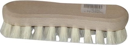 Brosse manuelle pour sols 16 cm, corps en bois avec fibres PP