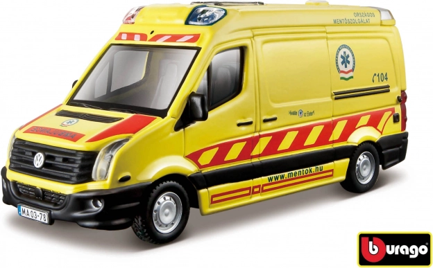 Ambulance de secours Bburago Volkswagen Crafter 1:50