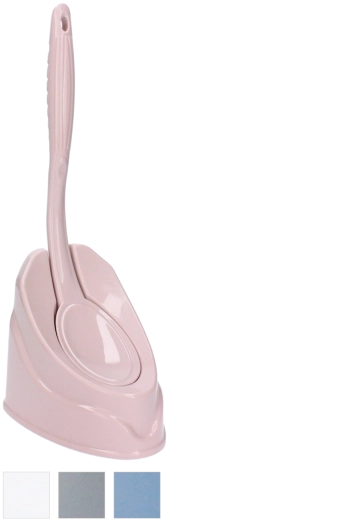 Brosse WC avec support – ensemble compact en plastique