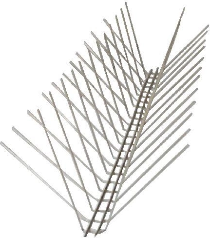 Pointes anti-pigeons en inox 50 × 10 cm, 40 pointes