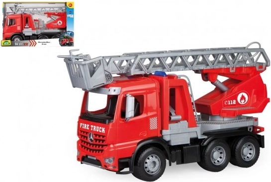 Camion de pompiers MERCEDES-BENZ Arocs avec échelle et canon à eau