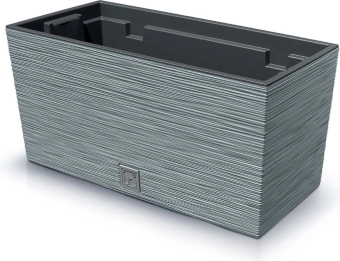 Jardinière en plastique Furu Case 39,5 cm – gris béton
