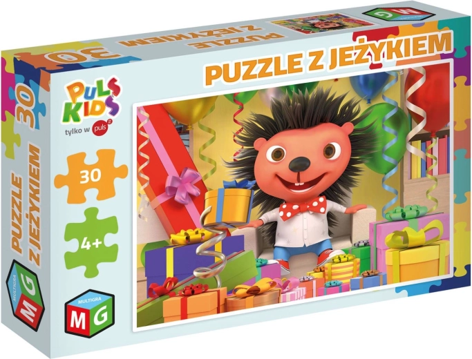 Puzzle Ježík – anniversaire, 30 pièces