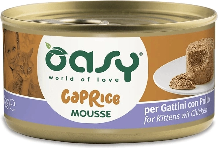 Oasy mousse pour chatons au poulet 85 g