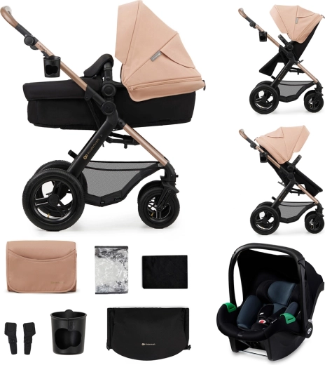 Kinderkraft MOOV 2 AIR poussette combinée 3-en-1 sand beige