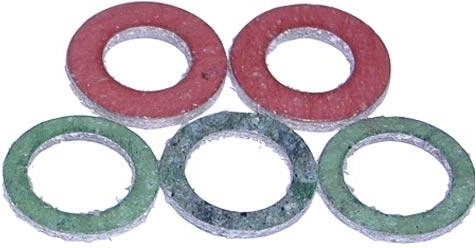 Joint pour écrous-raccords 1/2, type klingerite, 12 × 18 × 2 mm, lot de 5 pcs