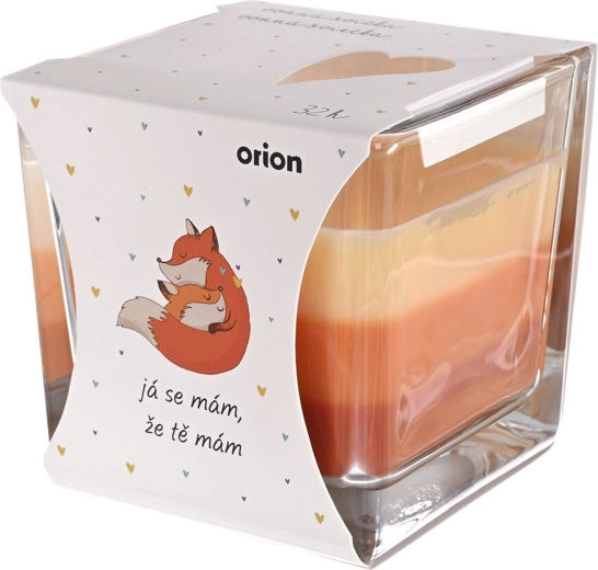 Bougie en verre « Je vais bien… » au parfum d’orange, 170 g