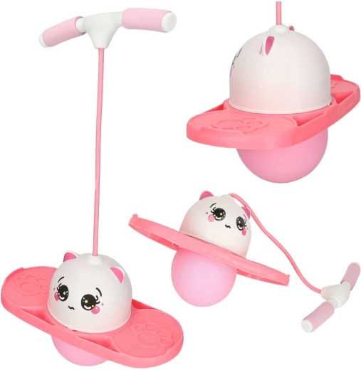 Jumper pogo sauteur pour enfant pour l’équilibre blanc‑rose