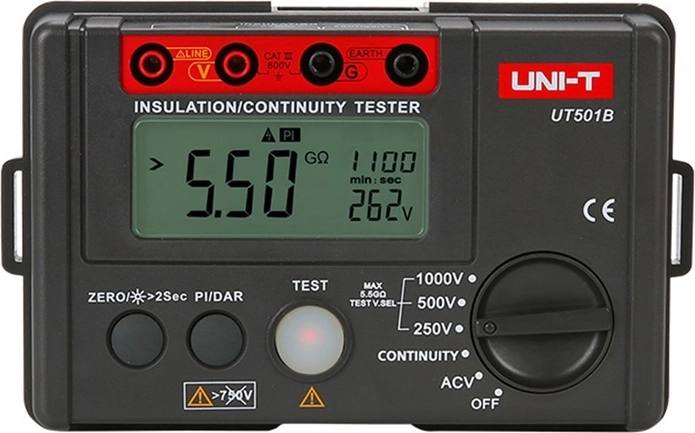 Testeur de résistance d’isolement Uni-T UT501B