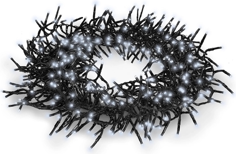 Guirlande LED de Noël extérieure Solight Cluster avec télécommande, 576 LED, blanc froid