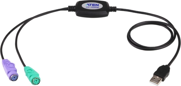 Adaptateur PS/2 vers USB 90 cm