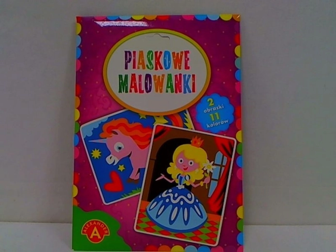Peinture au sable pour enfants – Princesse et licorne