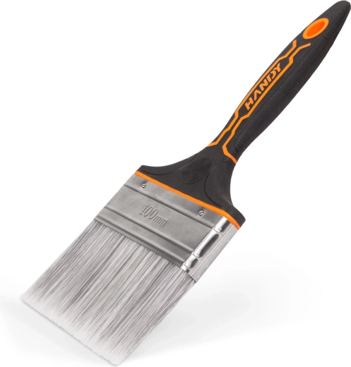 Pinceau plat de peinture avec manche en plastique 100 mm