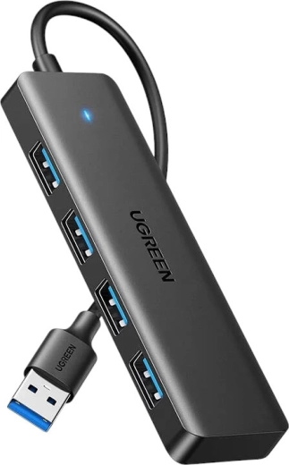 Hub UGREEN USB-A 4-en-1 (1× USB-A vers 4× USB-A), noir