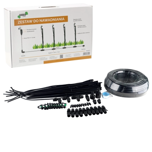 Kit d’irrigation goutte-à-goutte avec 10 micro-asperseurs rotatifs