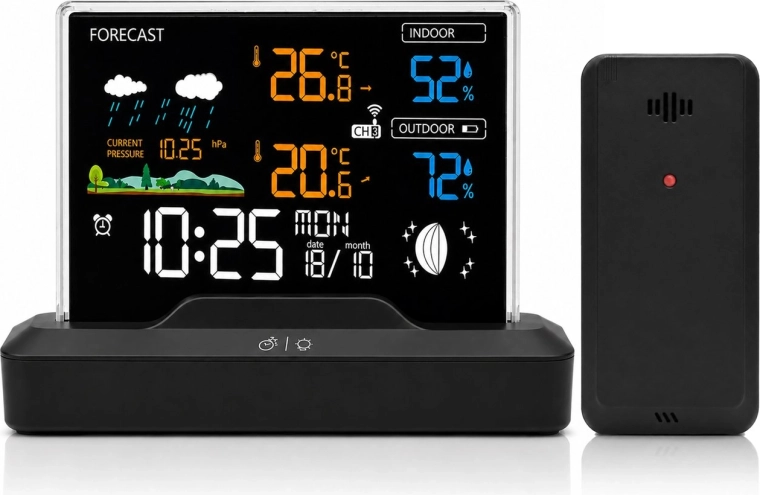 Station météo Renew Force avec capteur extérieur sans fil