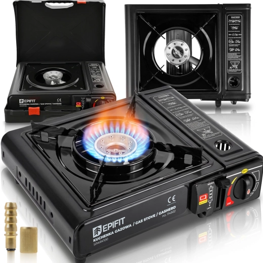 Réchaud à gaz de randonnée Spark100 noir