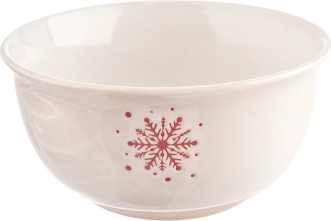 Bol en céramique Flocon blanc 570 ml