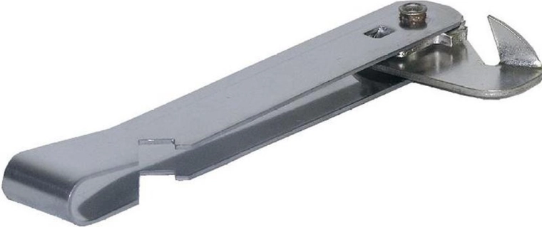 Ouvre-boîtes métallique en forme de T