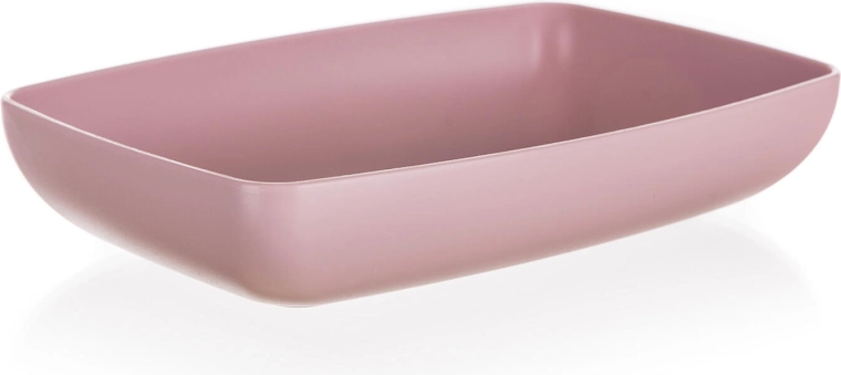 Plateau de service CULINARIA 18 × 12 × 3,5 cm – rose, en plastique