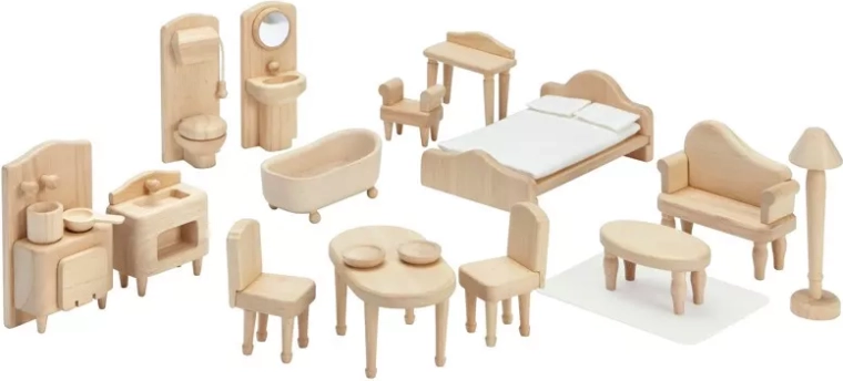Ensemble de meubles victorien pour maison de poupées PlanToys