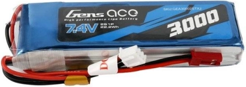 Batterie Gens Ace LiPo 3000mAh 7,4V pour modèles RC