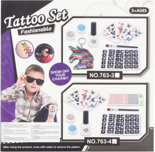 Kit de tatouages pailletés pour enfants