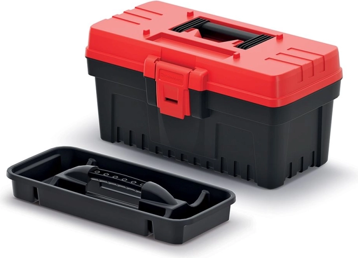 Mallette à outils EVO sans compartiments 360 × 193 × 186 mm rouge