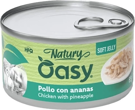 Oasy Natury Soft Jelly poulet à l’ananas 85 g