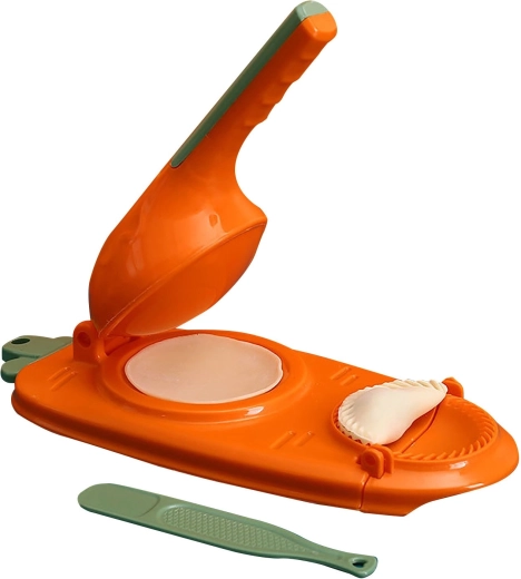 Presse à raviolis 2-en-1 avec cuillère à garniture