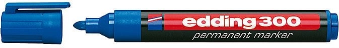 Marqueur permanent industriel bleu Edding 300