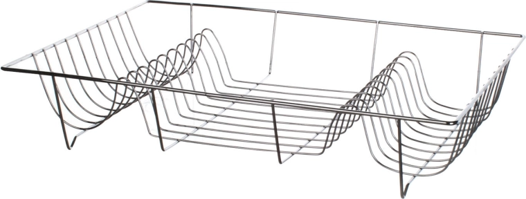 Égouttoir à vaisselle 48 × 33 × 9 cm BANQUET, chrome
