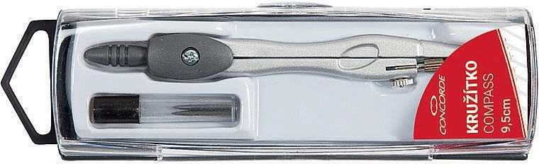 Compas métallique CONCORDE avec mines de rechange