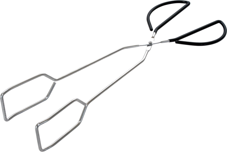 Pince de barbecue 38 cm en chrome