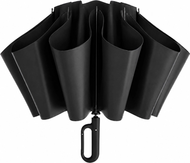 Parapluie pliant automatique Renew Force noir