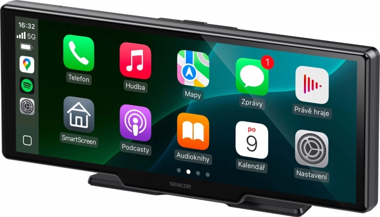 Station multimédia avec caméra SCT M1090DBWT – CarPlay et Android Auto