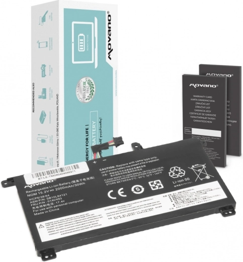 Batterie Movano pour Lenovo ThinkPad T570/T580/P51s 2000 mAh 30 Wh