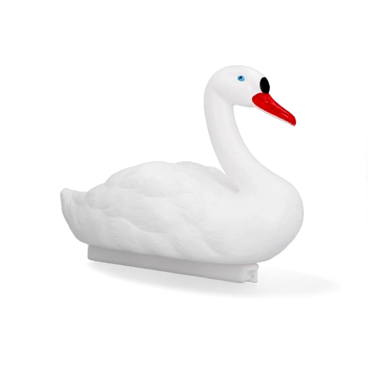 Cygne décoratif flottant – taille moyenne pour bassin de jardin