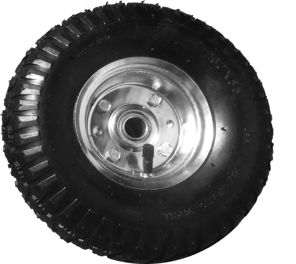 Roue gonflable pour diable 260/20 mm avec jante métallique - 1 pièce