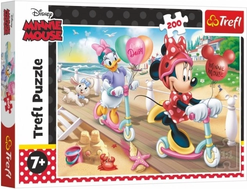 Puzzle 200 pièces Minnie à la plage Disney Minnie