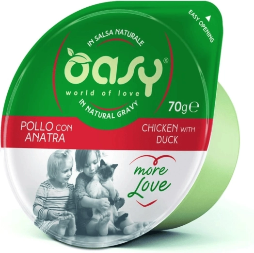 Oasy More Love poulet avec canard sachet 70 g