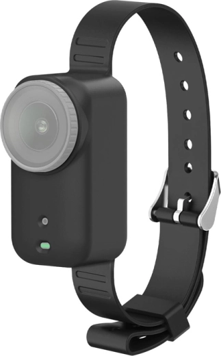 Bracelet/Collier en silicone Puluz pour DJI Osmo Nano – noir